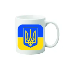 Чашка з принтом Vivay Україна 330 мл Білий (hub_xuiahl) Чашка з принтом Vivay Україна 330 мл Білий (hub_xuiahl)