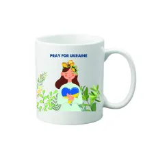 Чашка з принтом Vivay Україна 330 мл Білий (hub_3ff1un) Чашка з принтом Vivay Україна 330 мл Білий (hub_3ff1un)