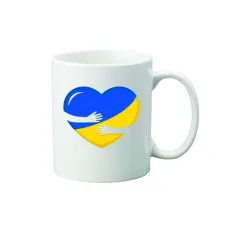 Чашка з принтом Vivay Україна 330 мл Білий (hub_25l75o) Чашка з принтом Vivay Україна 330 мл Білий (hub_25l75o)