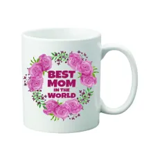 Чашка з принтом Vivay Best mom in the world 330 мл Білий (hub_5gjrqv) Чашка з принтом Vivay Best mom in the world 330 мл Білий (hub_5gjrqv)