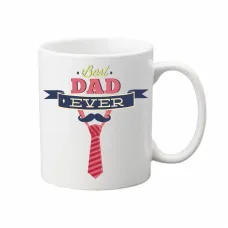 Чашка з принтом Vivay Best dad ever 330 мл Білий (hub_1aunca) Чашка з принтом Vivay Best dad ever 330 мл Білий (hub_1aunca)