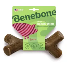 Кленова гілка для розгризання Benebone Bacon Stick Бекон 21,08х11,43 см Коричневий (813300) Кленова гілка для розгризання Benebone Bacon Stick Бекон 21,08х11,43 см Коричневий (813300)