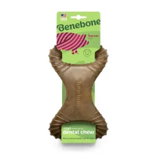Іграшка для гризіння Benebone Dental Chew Бекон 21,08х11,43 см Коричневий (890300) Іграшка для гризіння Benebone Dental Chew Бекон 21,08х11,43 см Коричневий (890300)