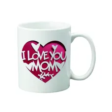 Чашка з принтом Vivay I love you mom 330 мл Білий (hub_i7kqwm) Чашка з принтом Vivay I love you mom 330 мл Білий (hub_i7kqwm)