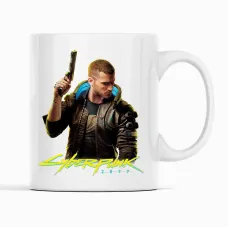 Кружка для игроманов Кавун Cyberpunk 2077 320 мл Белый (К001759) Кружка для игроманов Кавун Cyberpunk 2077 320 мл Белый (К001759)