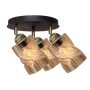 Світильник стельовий MSK Electric Tornado PL 202415-3R BK 619327
