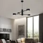 Люстра підвісна MSK Electric Copter GX53 Чорний NL 8043-4 BK