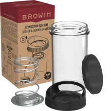 Шинчинниця скляна Browin 450 г Чорний (313701) Шинчинниця скляна Browin 450 г Чорний (313701)