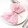Серветки Leeseph 50х50 см Рожевий 6 шт