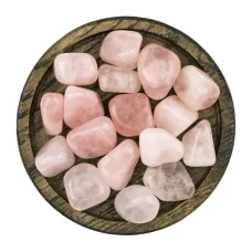 Камни для декора No Brand кварц 100 г 18-27 мм Розовый (14176)