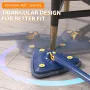 Треугольная швабра No Brand Multi Function с вращением на 360° 1,5-2 м Синий (2104618429)