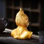 Фігурка для чайної церемонії Lesko ZBY-2407303 Король Мавп 110x120 мм Gold (12978-83104)