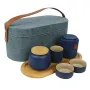 Дорожный набор для чайной церемонии No Brand 45521 Dark Blue 12953-83106