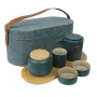 Дорожный набор для чайной церемонии No Brand 45521 Dark Green 7 шт 12953-83107