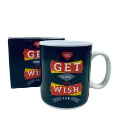 Чашка керамічна OLens 3233 800 мл You get what you wish for XXL Чашка керамічна OLens 3233 800 мл You get what you wish for XXL