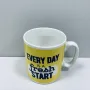 Чашка керамічна OLens 3227 800 мл Every day is a fresh start XXL