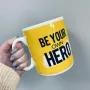 Чашка керамічна OLens 3228 800 мл Be your own hero XXL