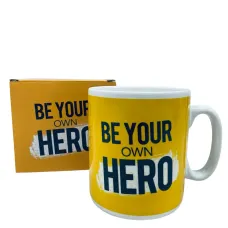 Чашка керамічна OLens 3228 800 мл Be your own hero XXL Чашка керамічна OLens 3228 800 мл Be your own hero XXL