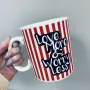 Чашка керамічна OLens 3229 800 мл Love more&worry less XXL