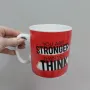 Чашка керамічна OLens 3239 800 мл You are stronger than you think XXL