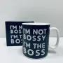 Чашка керамічна OLens 3240 800 мл I'm not bossy I'm a boss XXL