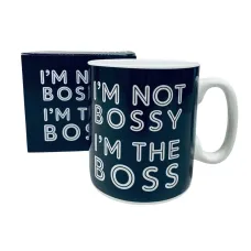 Чашка керамічна OLens 3240 800 мл I'm not bossy I'm a boss XXL Чашка керамічна OLens 3240 800 мл I'm not bossy I'm a boss XXL