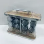 Набор емкостей для специй на подставке Besser 10356 12 шт 28x12x23,2 см