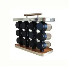 Набор емкостей для специй на подставке Besser 10356 12 шт 28x12x23,2 см