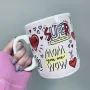 Чашка керамічна  OLens 3237 800 мл Super Mum XXL
