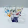 Набір склянок Yujing GlassWare Color 2772-1/819087 Quadro 6 шт 340 мл