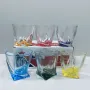 Набір склянок Yujing GlassWare Color 2772-1/819087 Quadro 6 шт 340 мл