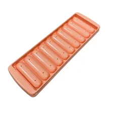 Форма для льда Stenson SC-256 23,5x7,7x2,2 см Персиковый