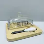 Масленка на подставке с ножом A-PLUS 7345 Butter