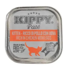 Корм вологий для кошенят Kippy Pate Kitten Курка з яйцем 90 г (1952) Корм вологий для кошенят Kippy Pate Kitten Курка з яйцем 90 г (1952)