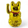 Кошка No Brand Манэки-нэко машущая лапой 16х10,8х10,4 см Золотистый (DN35245)