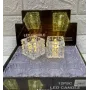 Набір декоративних LED-свічок No Brand Квадрат 12 шт Білий (2104618455)