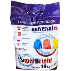 Пральний порошок Super Bright універсальний 10 кг (90774230)
