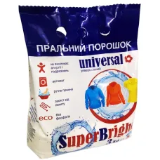Пральний порошок Super Bright універсальний 3 кг (90703102) Пральний порошок Super Bright універсальний 3 кг (90703102)