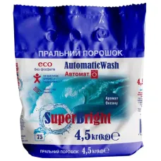 Пральний порошок Super Bright автомат 4,5 кг (90772620) Пральний порошок Super Bright автомат 4,5 кг (90772620)