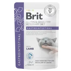 Вологий корм Brit GF VD Gastrointestinal для кішок з ягнятком 85 г (101114_1) (16179)