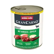 Влажный корм Animonda GranCarno Adult для собак с олениной и яблоком 800 г (82484) (15976)