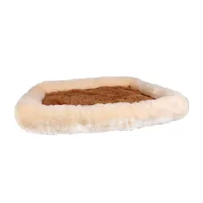 Меховая лежанка для котов и собак Collar Шик №4 70х52х8 см Бежево-коричневый (15616) Меховая лежанка для котов и собак Collar Шик №4 70х52х8 см Бежево-коричневый (15616)