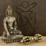 Ваджр Дордже Kailash Символ буддизма Ваджраяны Бронза Девять спиц, 11 см (26375)
