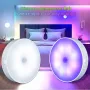 Ночник с датчиком движения и аккумулятором Inspire night GZ-3 400mAH 0.6W RGB+WW Белый