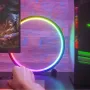 Настольная лампа ночник Inspire RGB SAL-052 10W 46led Bluetooth Черный