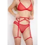 Пояс-портупея на ніжки Perfect Female One Size Червоний (1017AC-30-r)