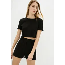 Піжама з шортами Perfect Female Чорний XS (171Pj-2-bl)