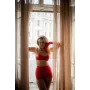 Комплект белья из сатина Perfect Female Красный L/75D (181LS-32T-r)