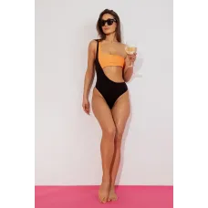Купальник сплошной Perfect Female shine XL Черно-оранжевый (183SW/21BR/blor)