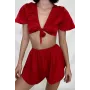 Піжама з шовку Perfect Female Червоний L (182PJ-18SS-r)
